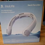 Jisulife Neck Fan LIFE4 Portable Quiet Rechargeable White 1 Ct. Fixed Price $22.99.