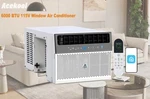 Acekool 6000 Btu Window Air Conditioner U-shaped,ultra Quiet 115V Up To 250 Sqft. Fixed Price $459.79.