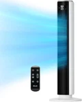 Levoit Tower Fan For Bedroom, 90 Oscillating Standing With 28DB Quiet. Fixed Price $60.47.