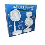 Emson My Foldaway Collapsible Fan Usb Powered Portable White New In Box!. Fixed Price $22.99.