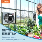 Vevor 16'' Shutter Exhaust Fan, High-speed 2000 Cfm, Aluminum Wall Mount Attic. Fixed Price $99.90.