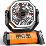 Ogery 20000MAH Rechargeable Camping Fan With Led Lantern, Portable Battery Power. Fixed Price $62.57.