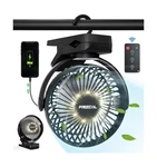 Portable Clip On 65 Working Hours, Camping Fans With Led Lights... Fast Ship. Fixed Price $40.10.