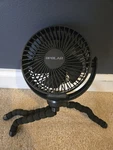 Opolar Flexible Tripod Clip Fan - Black. No Charger, Great For Theme Parks!. Fixed Price $9.99.