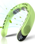 Asnug Bladeless Neck Fan Turbo 4000 Mah Battery Operated - Green. Fixed Price $43.19.