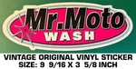 Mr. Wash - Vintage Original Vinyl Decal Sticker Motorcycles. Fixed Price $9.40.