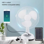 Solar Ventilador De Aire Frio Portatil Recargable Abanico Piso Outdoor Con Luz. Fixed Price $56.99.