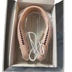 Light Pink Neck Fan Portable Rechargeable. Fixed Price $8.00.