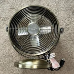 Nautica Home Retro 10 In. Desk Fan Speed FE-20M. Fixed Price $49.50.