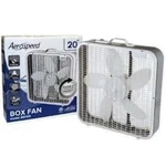 Aerospeed 20 Box Fan BX100 3 Portable Window Energy Saving. Fixed Price $31.99.