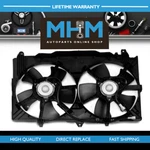 Dual Radiator A/c Condenser Cooling Fan Motor For Nissan 350Z Infiniti G35. Fixed Price $113.99.