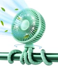 Gaiatop Oscillating Baby Stroller Fan With Led Night Light, 4 Small, Green. Fixed Price $27.78.