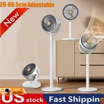 360 Pedestal Fan Air Circulator, Oscillating, White, 11-34'' Adjustable Height. Fixed Price $25.98.