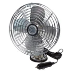 12-VOLT Heavy-duty Metal Fan By Roadpro, Stainless Steel, Chrome Finish. Fixed Price $31.03.