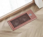 Vevor Register Booster Fan, Fits 4" X 10" Holes, Brown With Remote. Fixed Price $31.99.