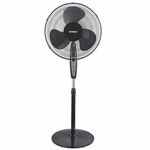 Optimus 16 In. Oscillating Stand Fan With Remote Control Black. Fixed Price $53.95.