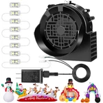 Ohmanhe Replacement 1.5A Air Blower Fan For Inflatables, 8 Large, Black. Fixed Price $35.12.